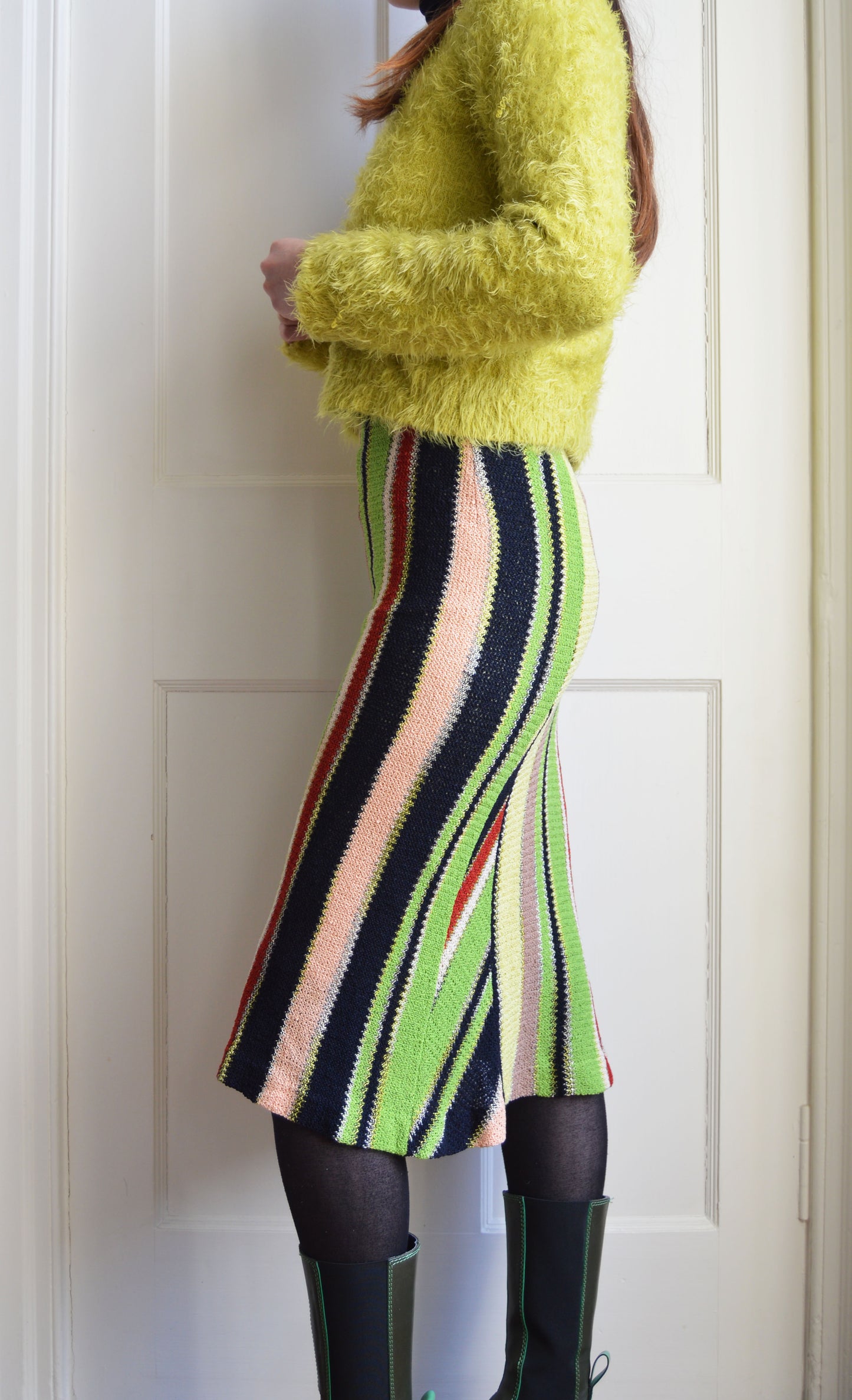 Vintage Missoni Striped Pencil Skirt