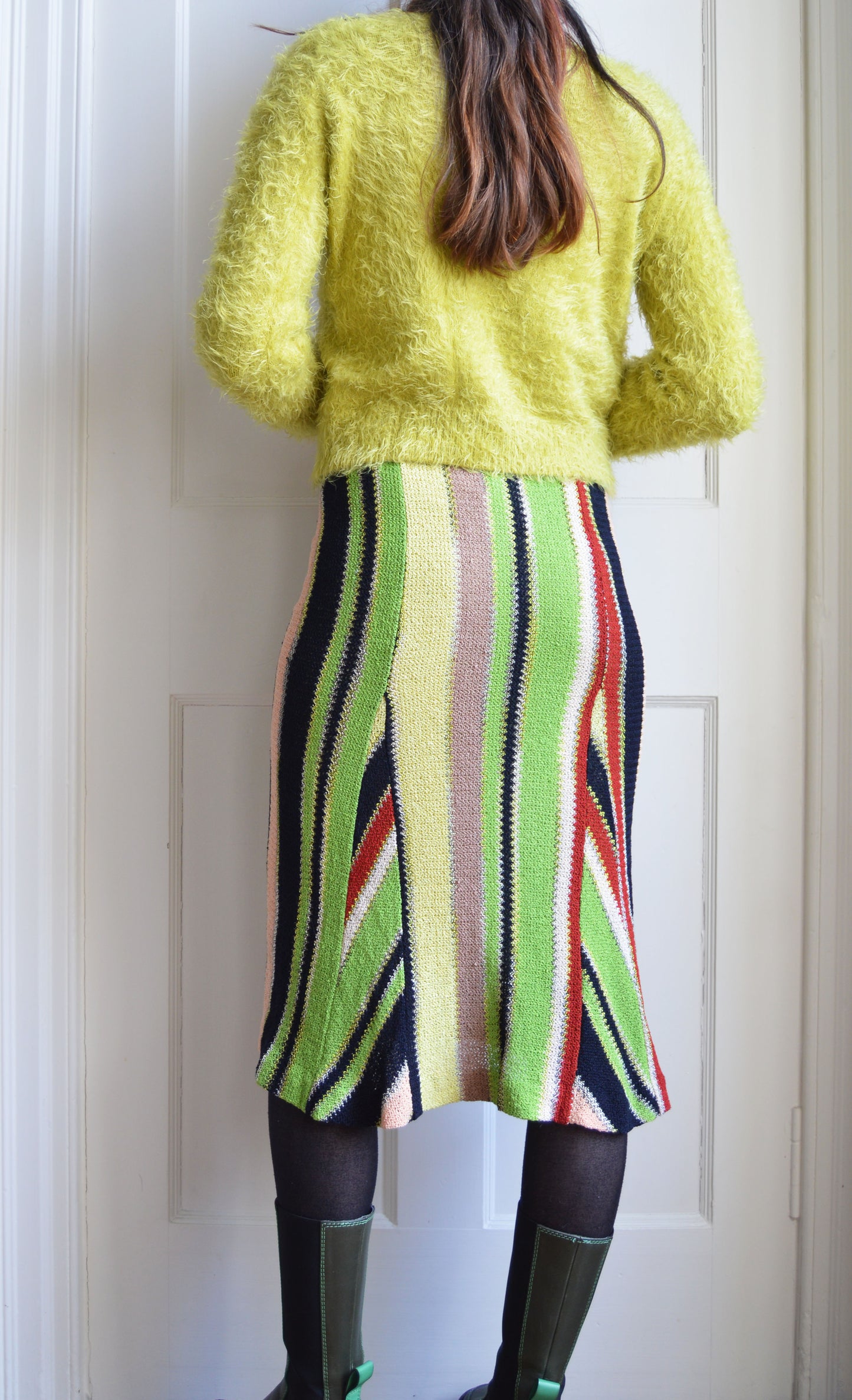 Vintage Missoni Striped Pencil Skirt