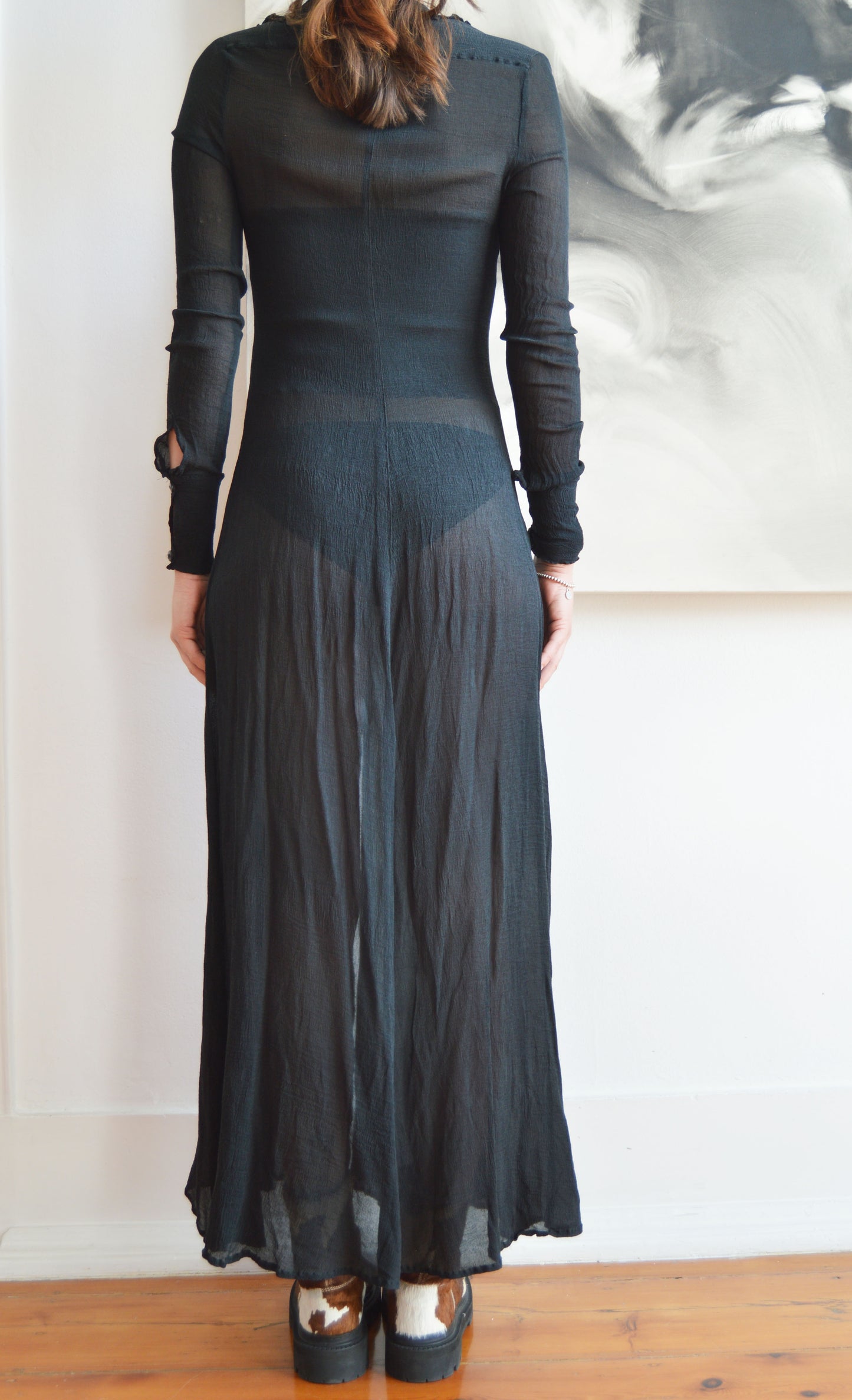 Vintage Plein Sud Jeans Silk Shirtdress