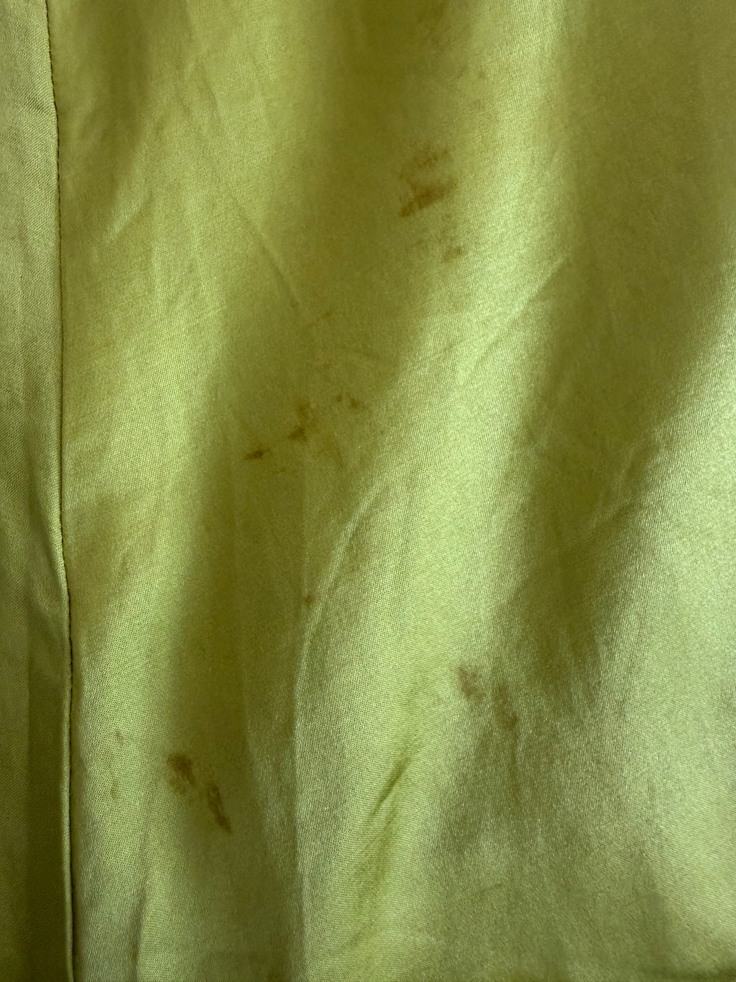 Vintage Marni Green Silk Skirt