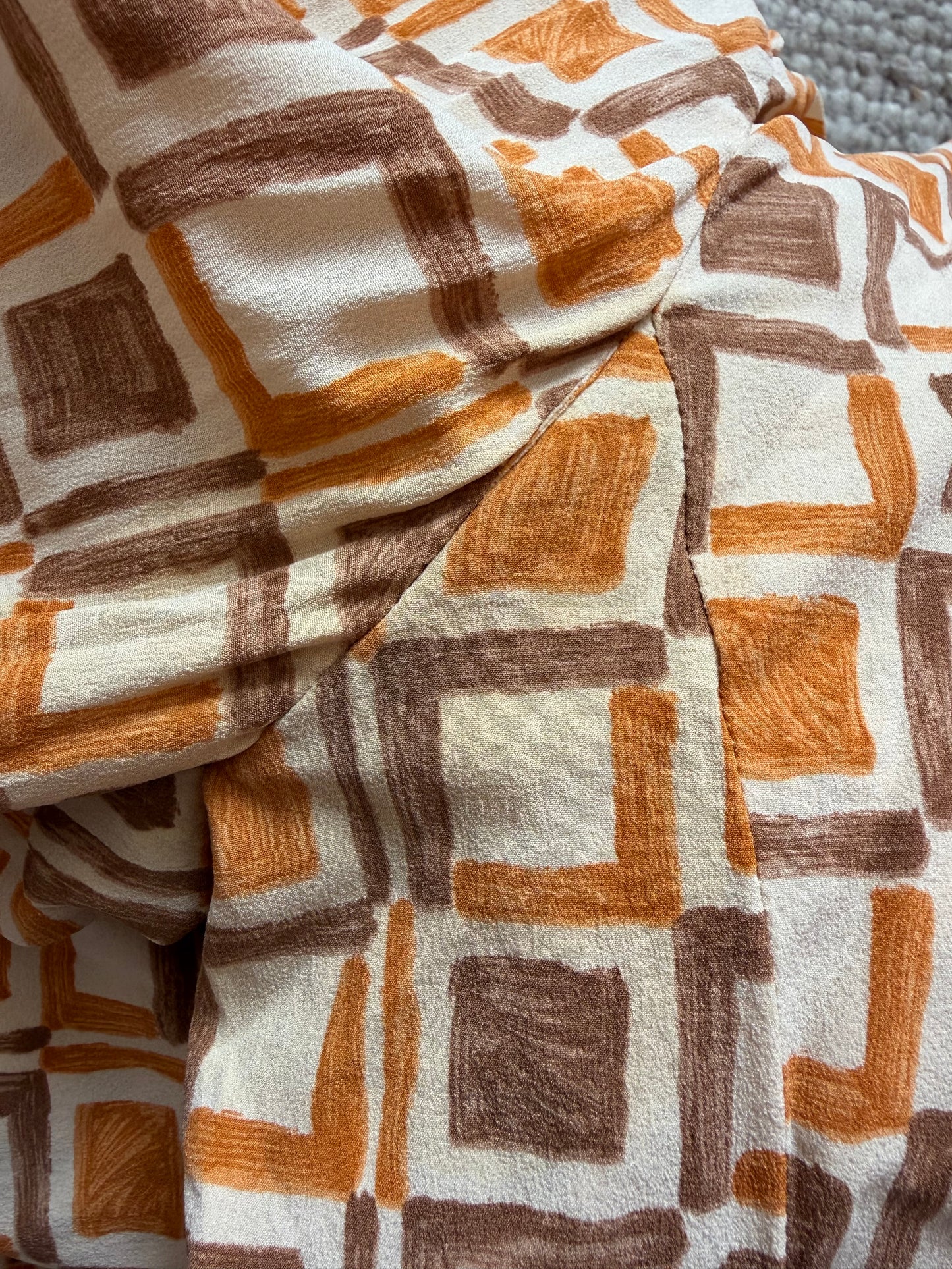 Vintage Prada S/S 1996 Geometric Print Shirt