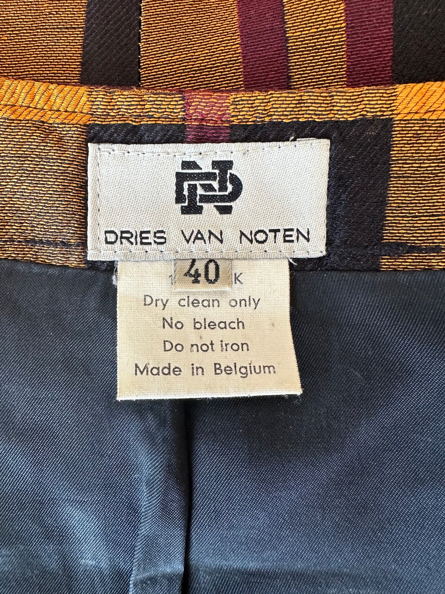 Vintage Dries Van Noten S/S 1994 Silk Waistcoat