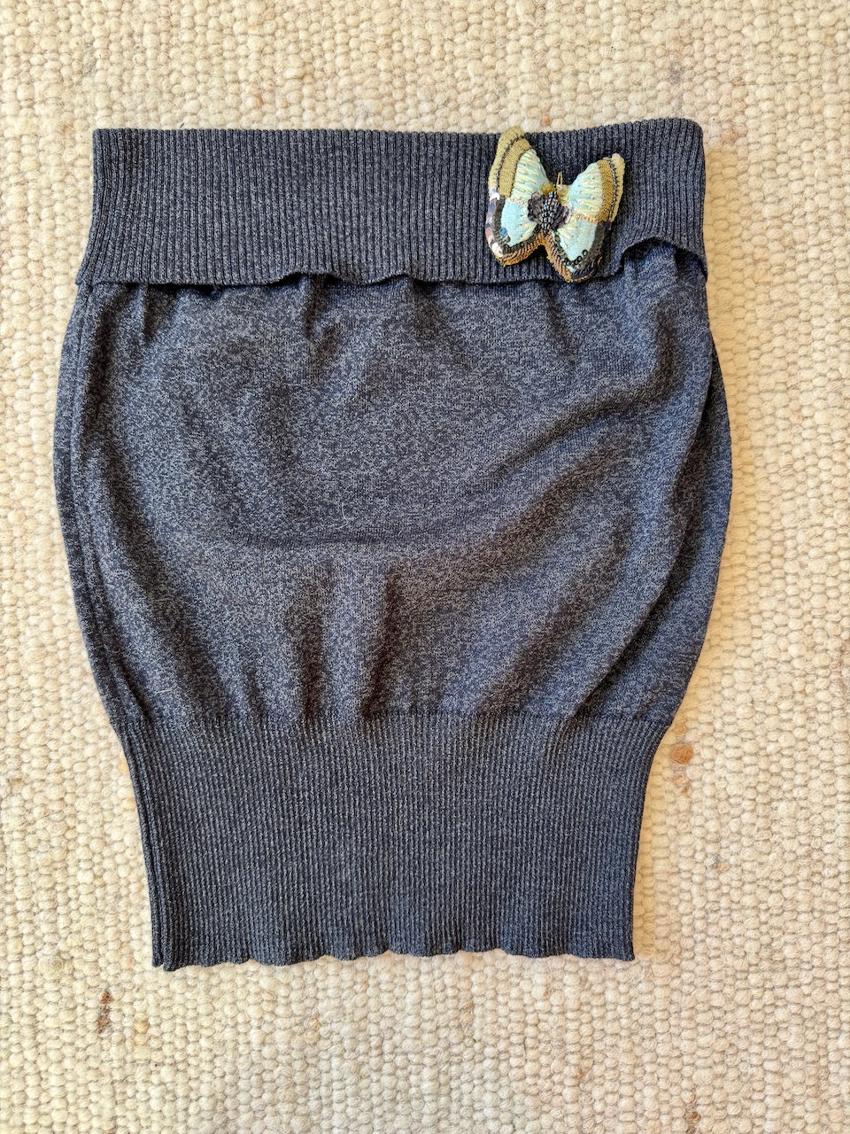 Vintage Chloé F/W 2001 Wool Butterfly Tube Top