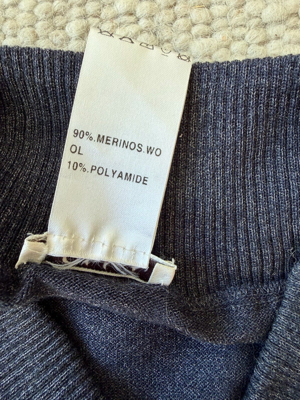 Vintage Chloé F/W 2001 Wool Butterfly Tube Top