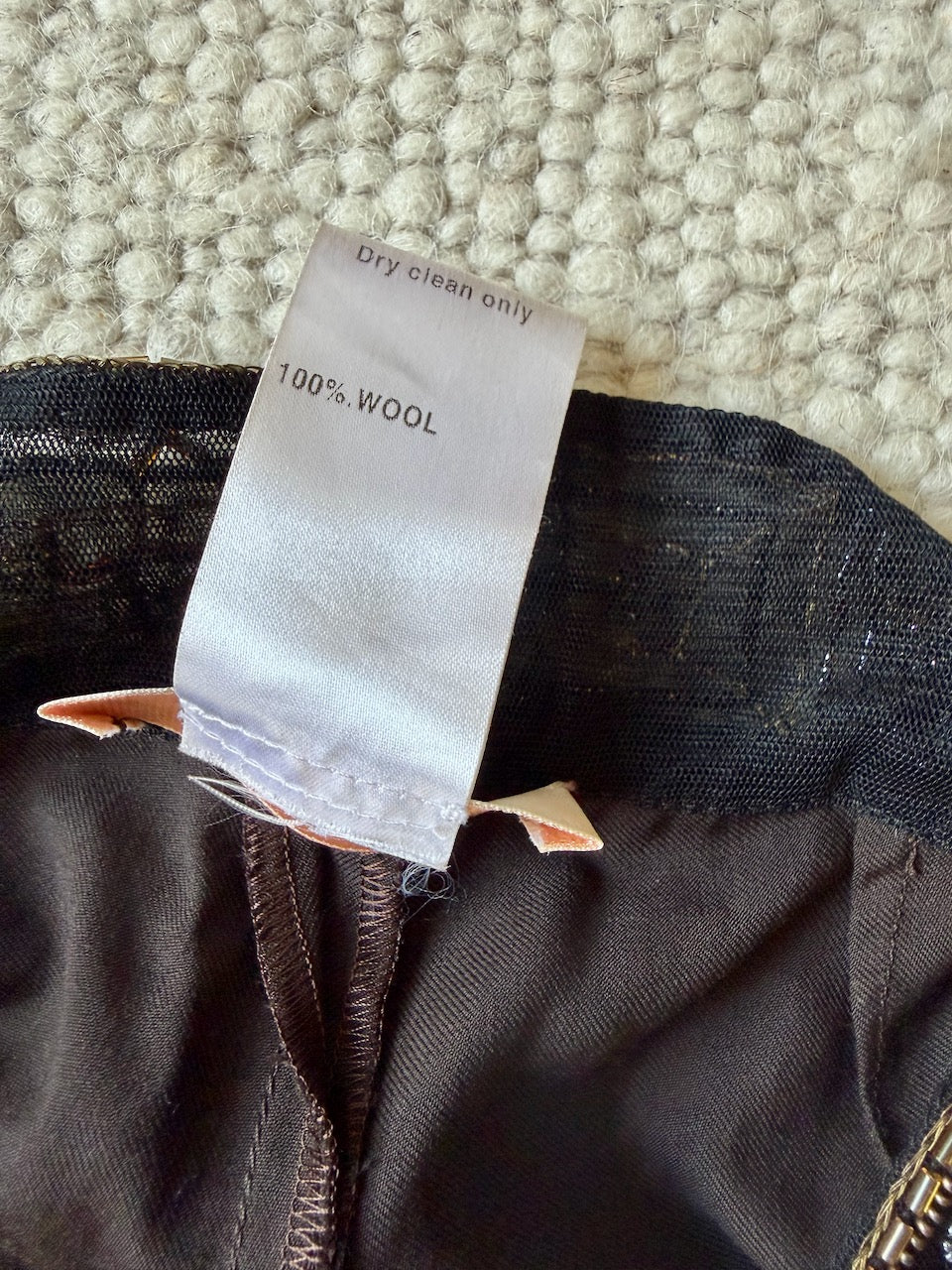 Vintage Chloé F/W 2000 Beaded Waist Trousers