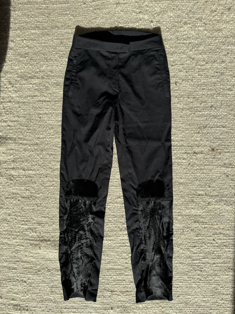 Vintage Prada Black Trousers with Panels