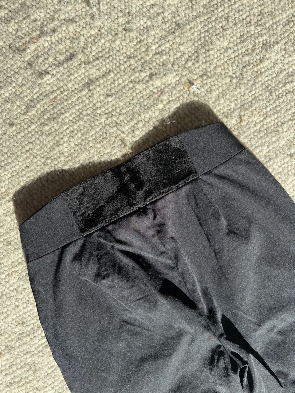 Vintage Prada Black Trousers with Panels