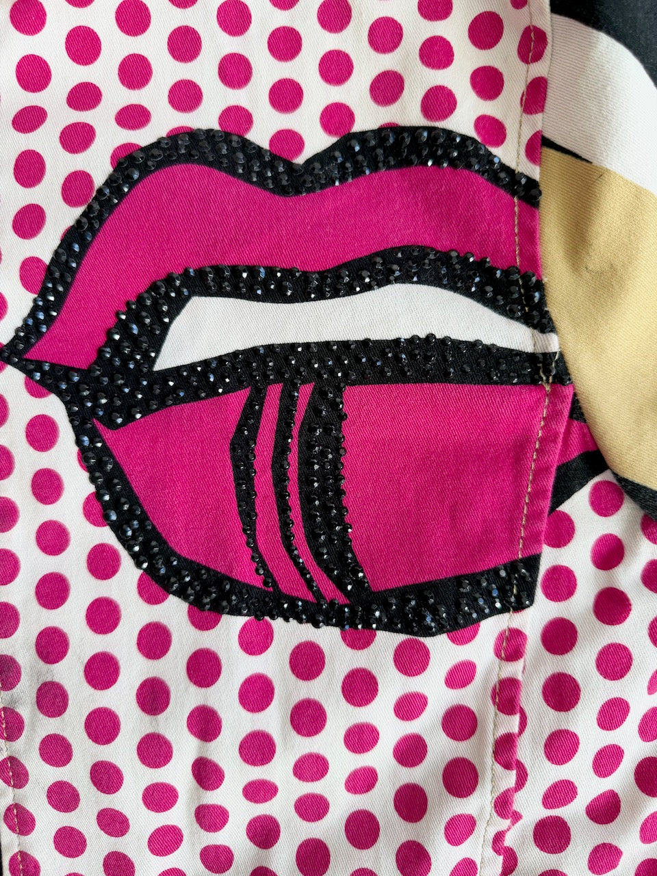 Vintage Iceberg S/S 2001 Denim 'Pop Art' Jacket