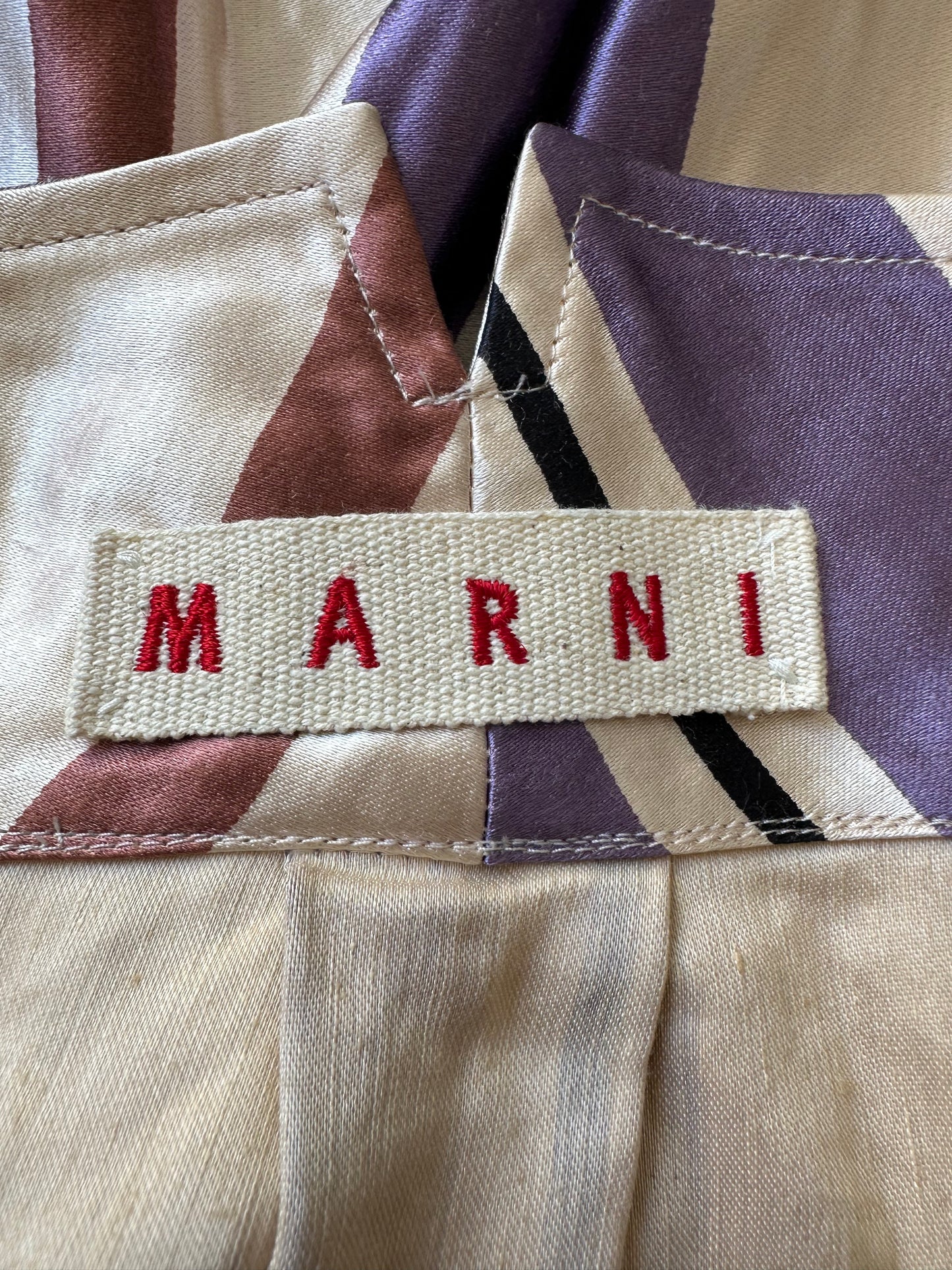 Vintage Marni S/S 2003 Silk Skirt