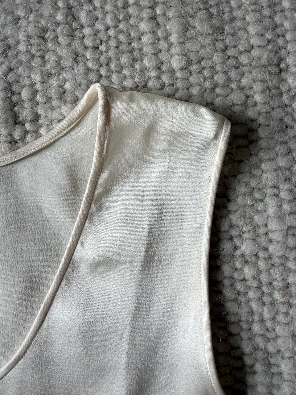 Vintage Prada 1994 White Silk Dress