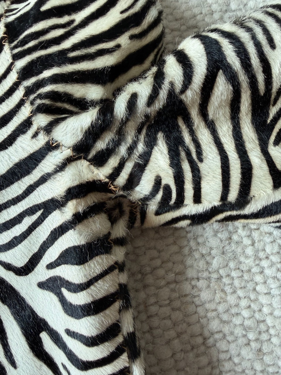 Vintage Marni F/W 1999 Pony Hair Zebra Print Jacket