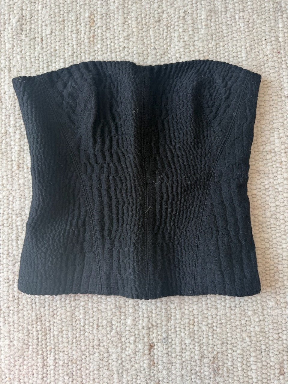 La Perla Black Wool Corset