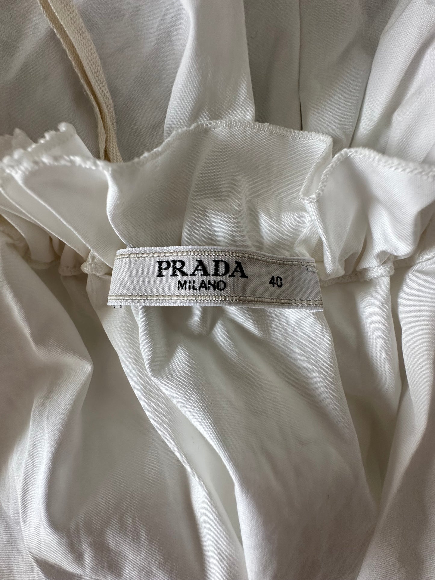 Vintage Prada White Blouse