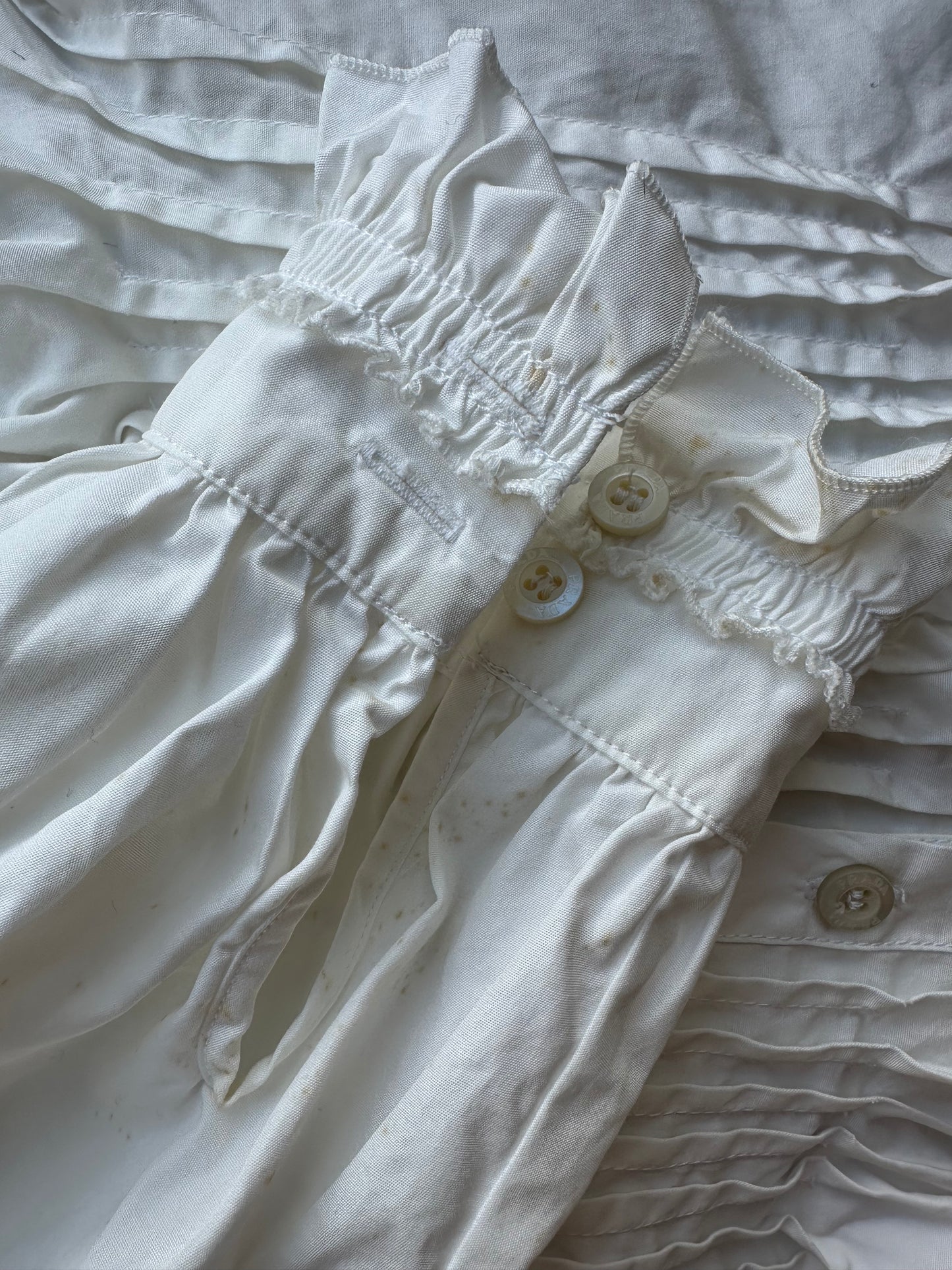 Vintage Prada White Blouse