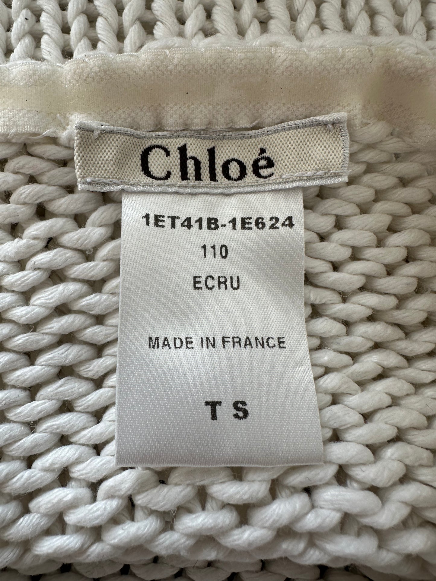 Vintage Chloé S/S 2001 Knitted Boob Tube