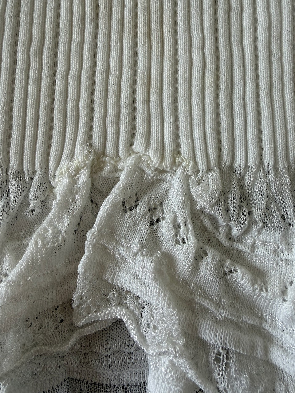 Ralph Lauren White Knitted Halter Top