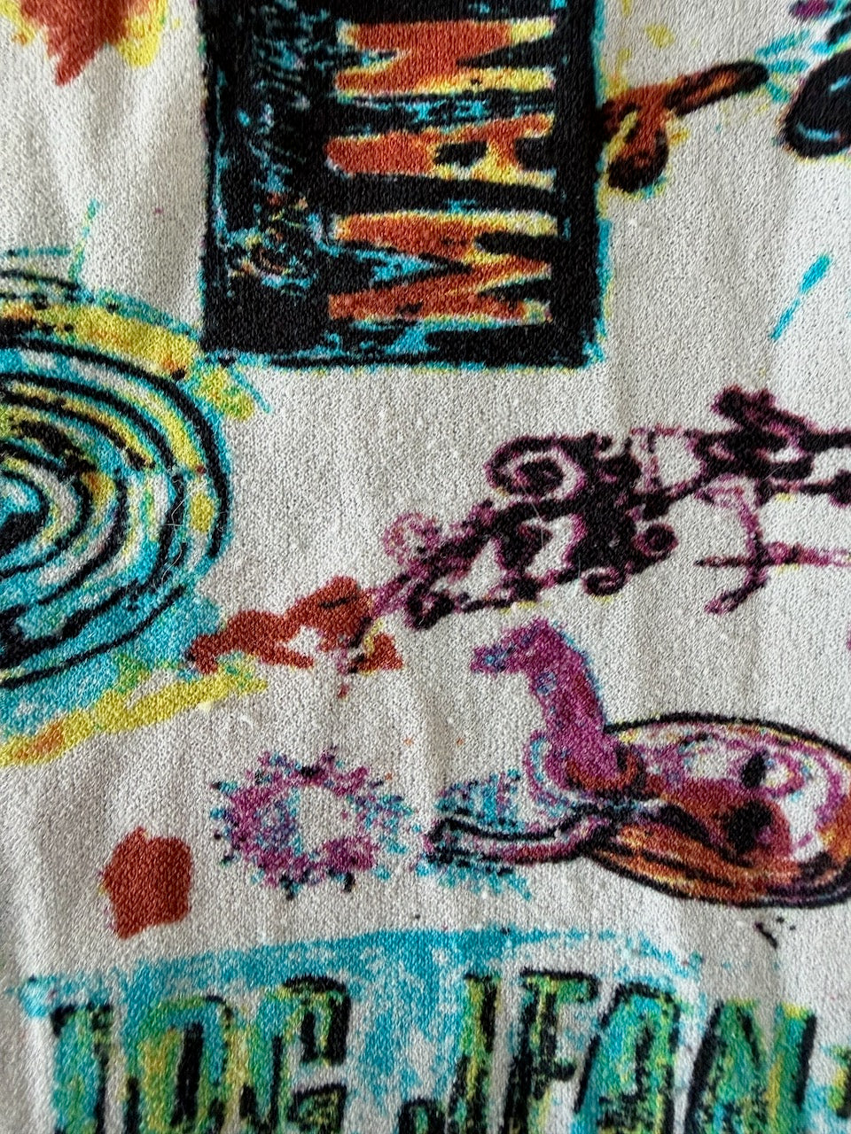 Vintage Jean Paul Gaultier JPG Jeans Basquiat Print Top