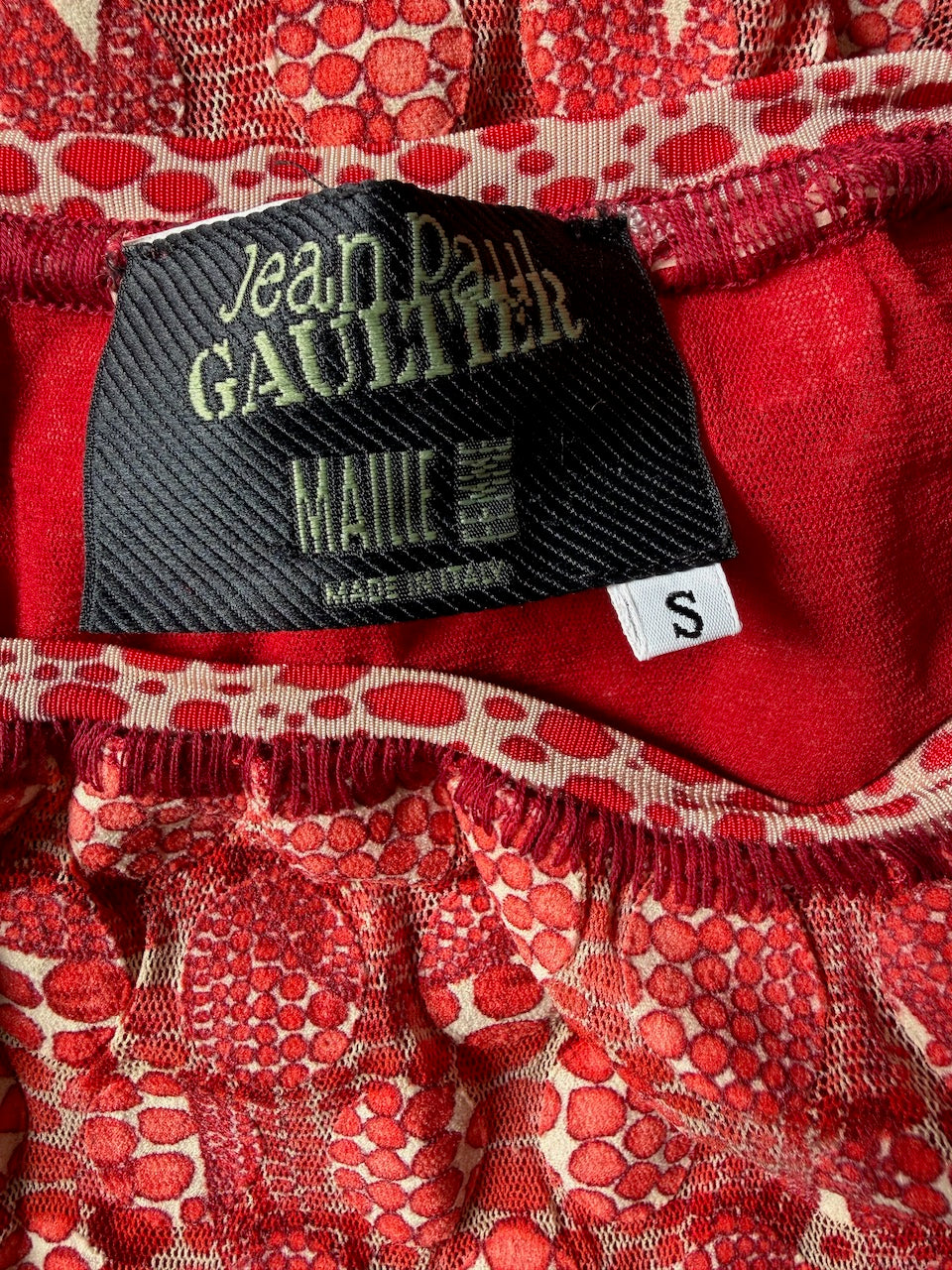 Vintage Jean Paul Gaultier S/S 2004 Mesh Skirt