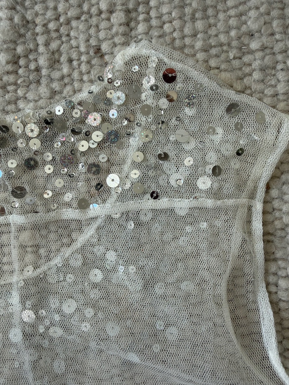 Vintage Marni Sequin and Mesh Top