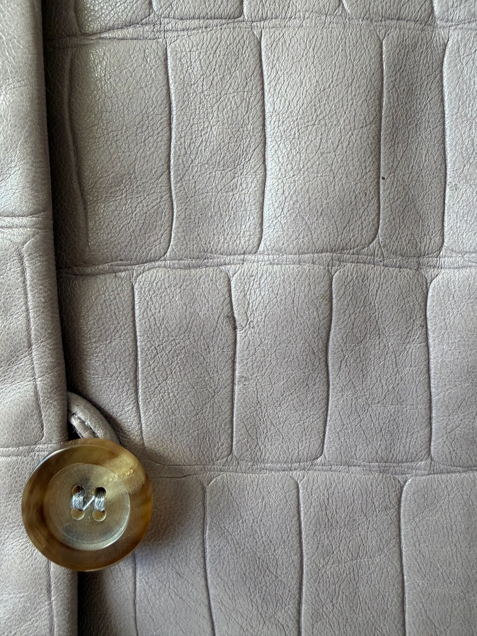 Vintage Giorgio Armani F/W 2000 Purple Leather Jacket