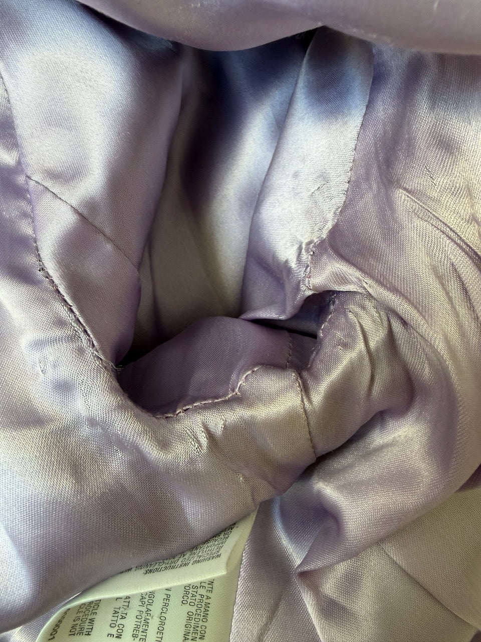 Vintage Giorgio Armani F/W 2000 Purple Leather Jacket