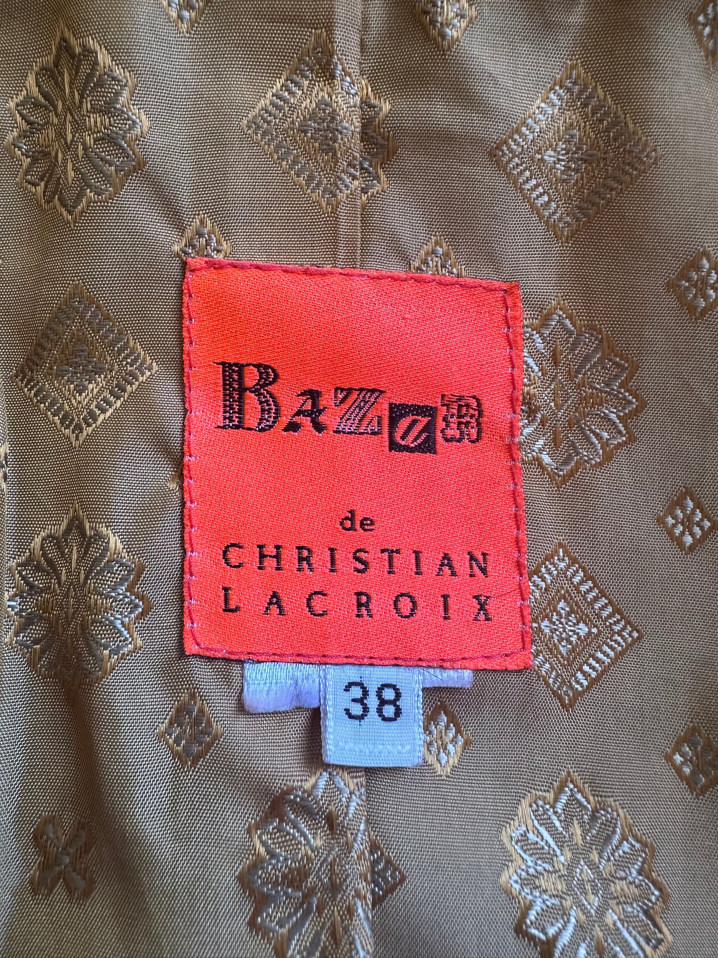 Vintage Christian Lacroix Bazar Brocade Jacket