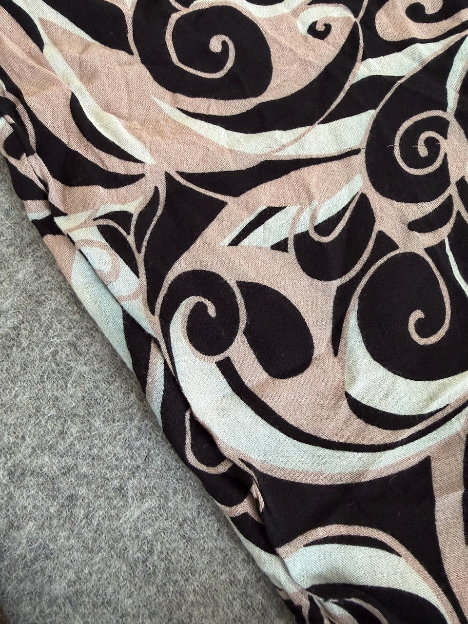 Vintage Miu Miu F/W 2000 Abstract Printed Skirt