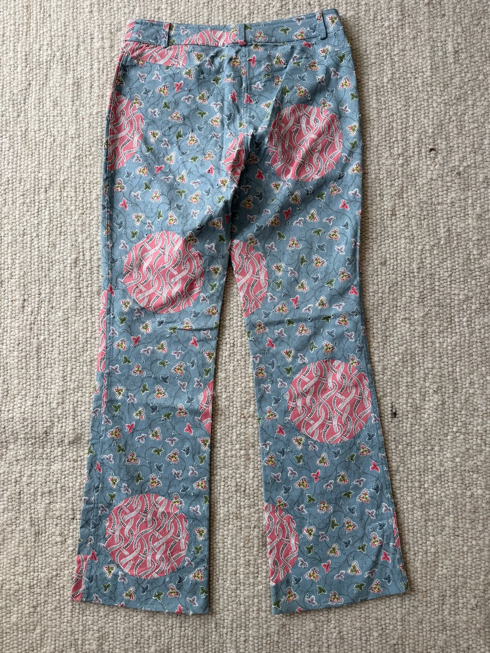 Vintage Christian Dior S/S 2003 Floral Jeans