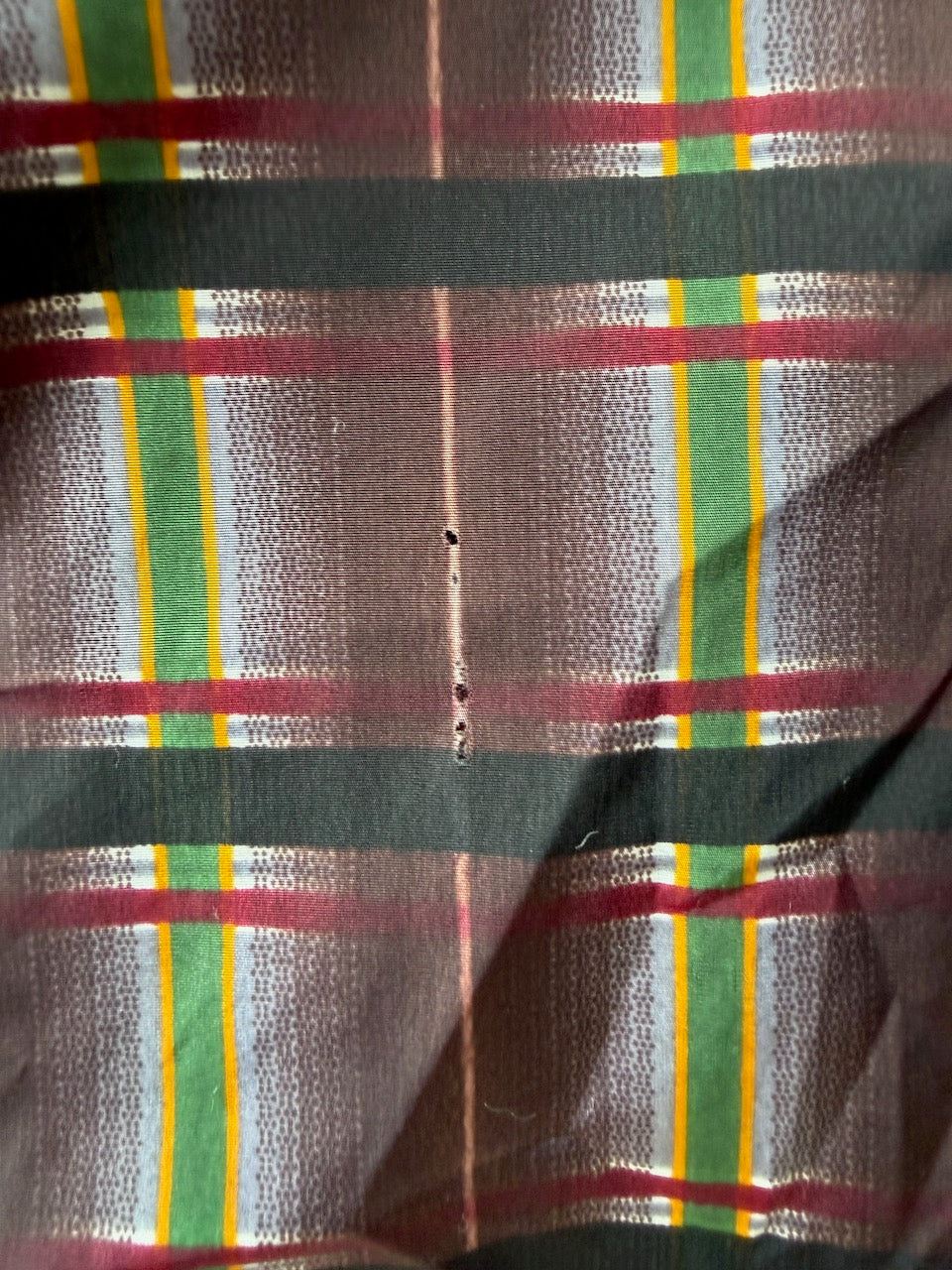 Vintage Prada S/S 2004 Purple Plaid Trench Coat