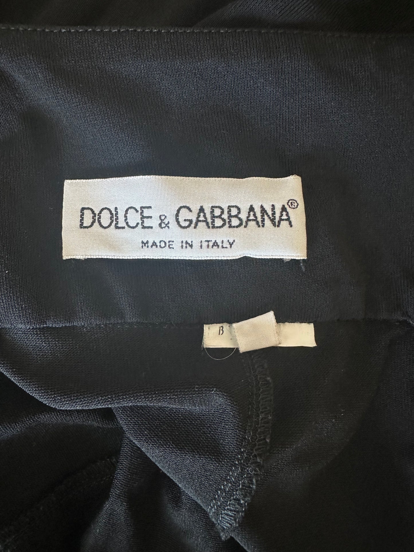 Vintage Dolce & Gabbana S/S 1997 Black Mini Dress