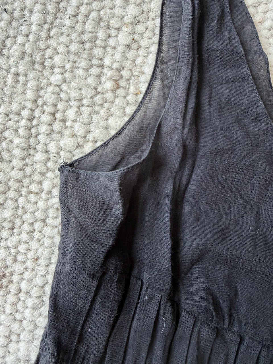 Vintage Marni S/S 2006 Black Cotton Dress