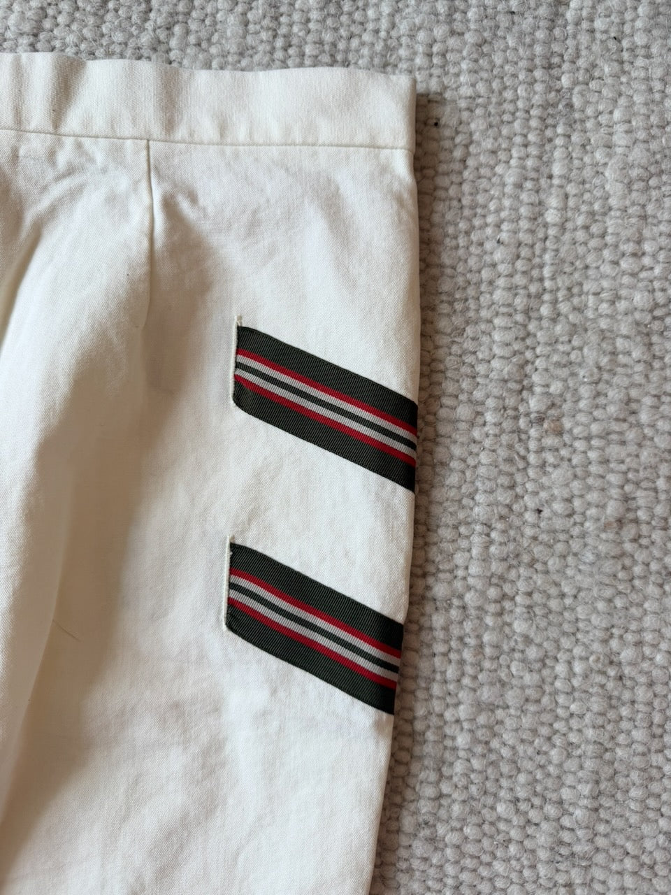 Vintage Chloé F/W 2000 White Cotton Trousers