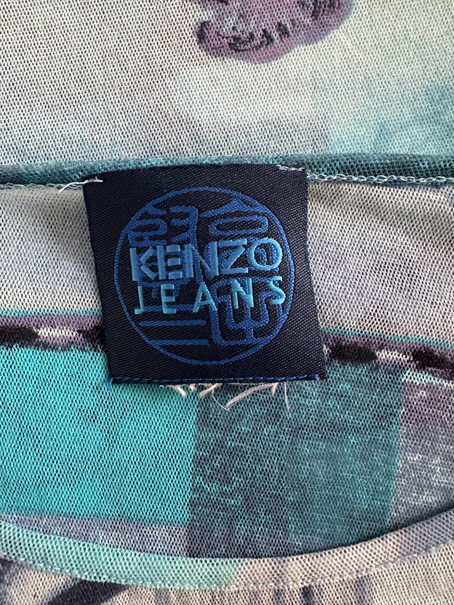 Vintage Kenzo Jeans Elephant Mesh Top