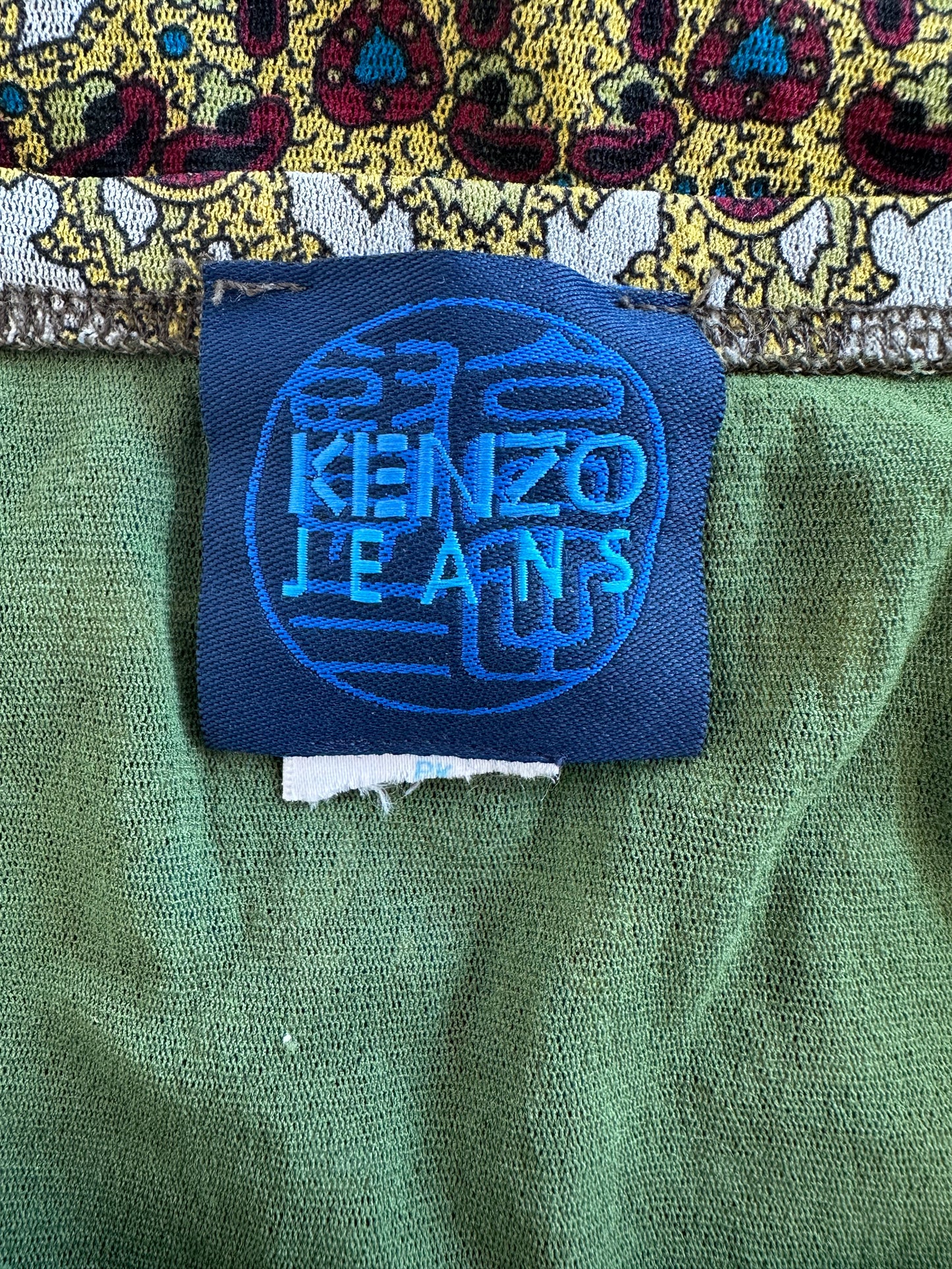 Vintage Kenzo Jeans Mesh Maxi Skirt