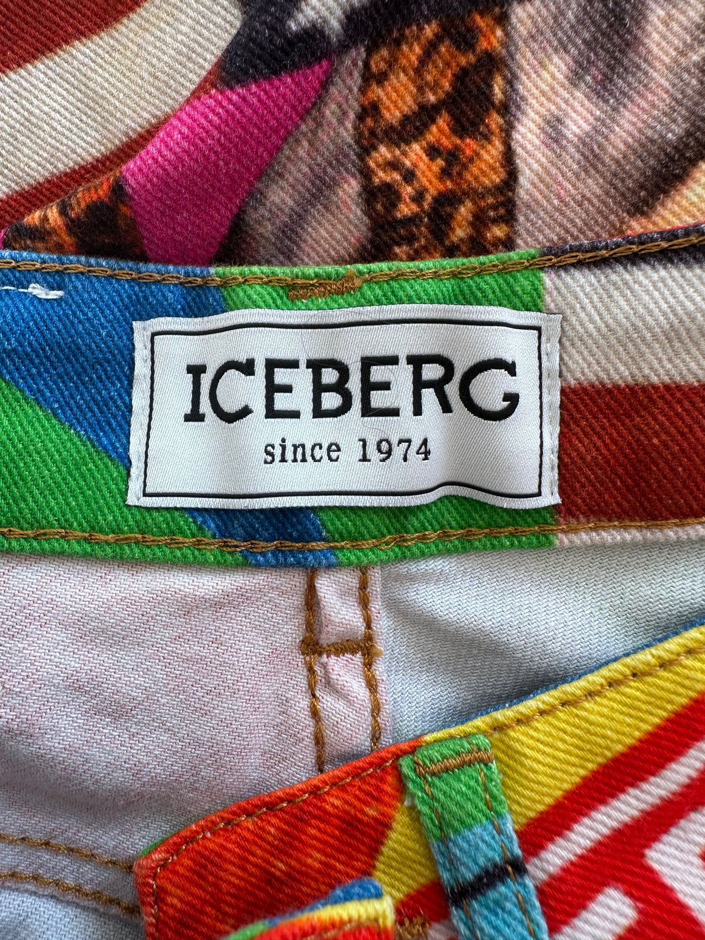 Iceberg x Peter Blake S/S 2020 Patterned Jeans