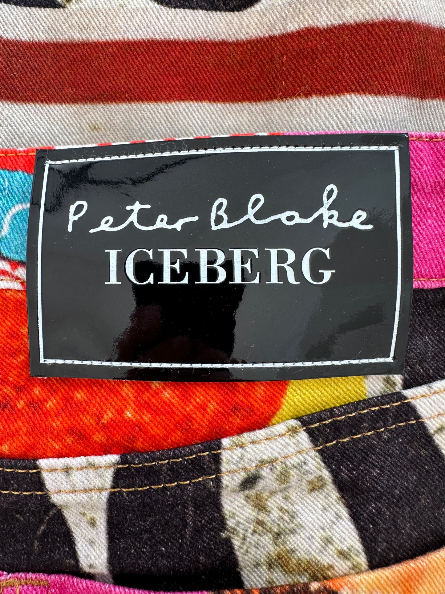 Iceberg x Peter Blake S/S 2020 Patterned Jeans