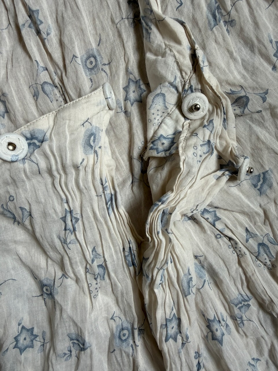 Vintage Marni S/S 2003 Backless Cotton Floral Dress