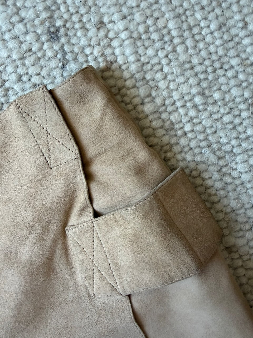 Vintage Kenzo Jungle Suede Skirt