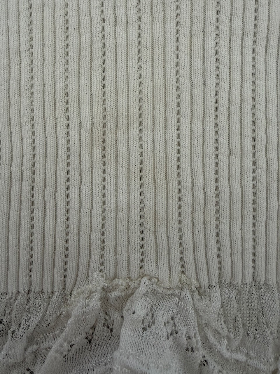 Ralph Lauren White Knitted Halter Top