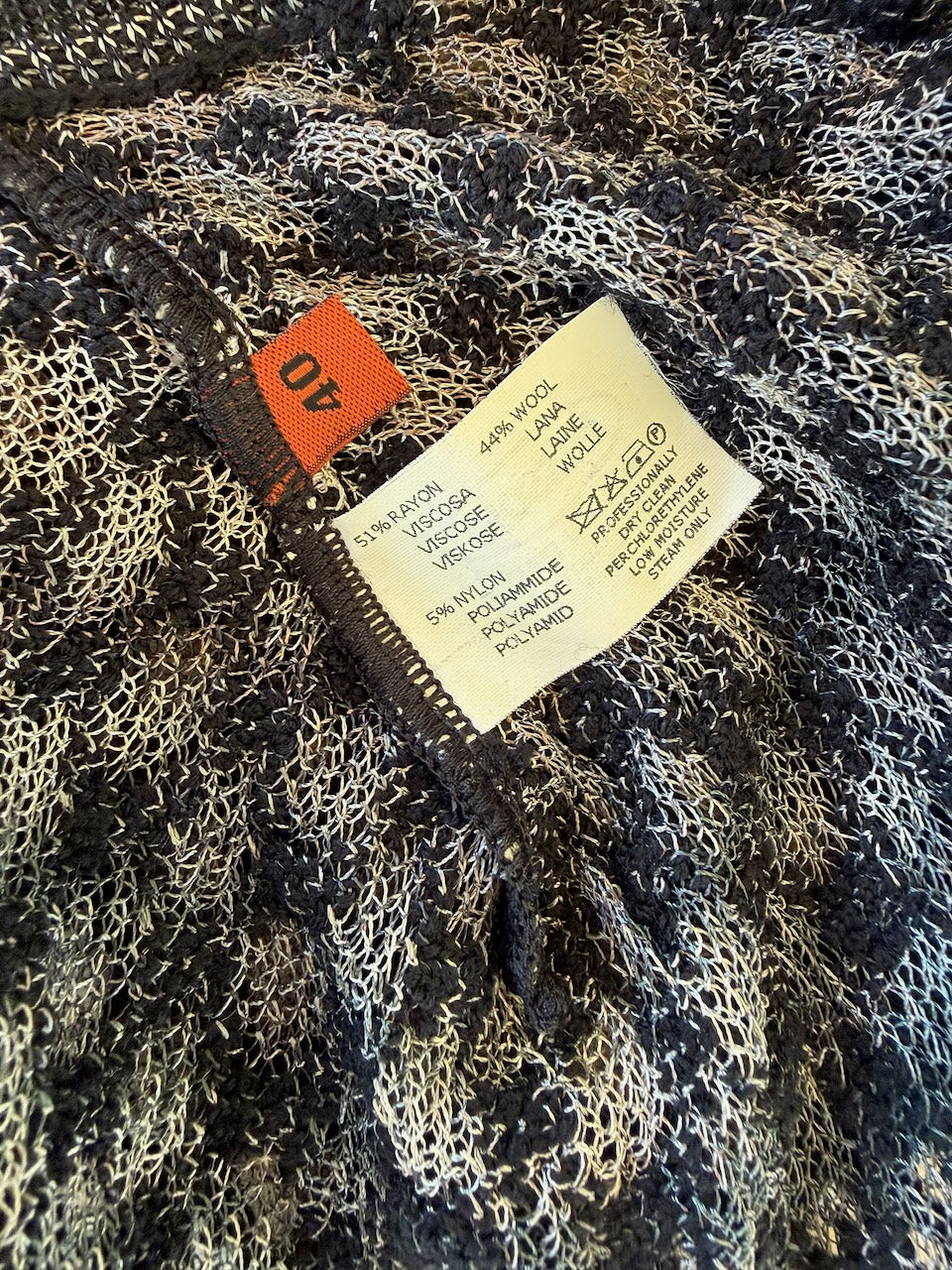 Vintage Missoni F/W 2012 Knitted Bolero
