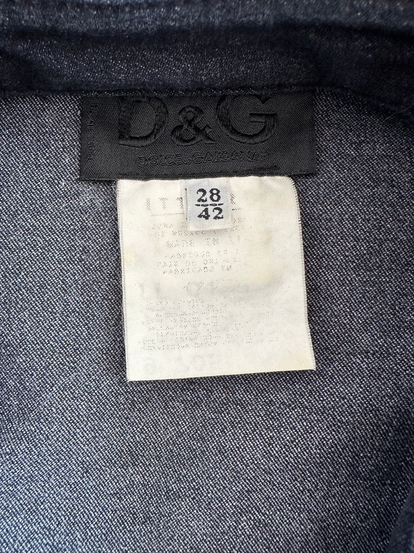 Vintage D&G Full Length Denim Dress