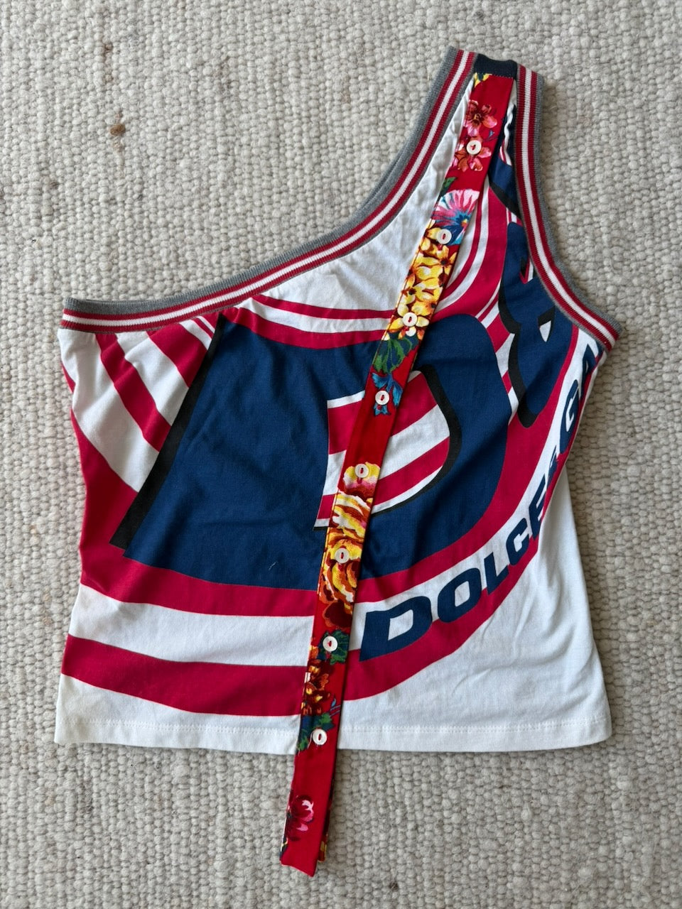 Vintage D&G S/S 2003 Asymmetric Tank Top