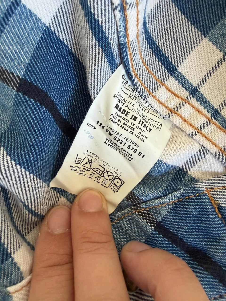 Vintage Vivienne Westwood Anglomania F/W 1998 Tartan Cotton Waistcoat