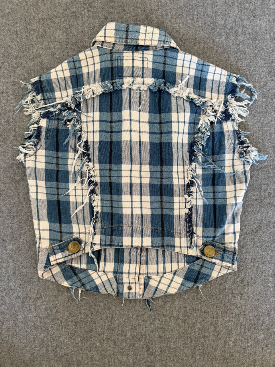 Vintage Vivienne Westwood Anglomania F/W 1998 Tartan Cotton Waistcoat