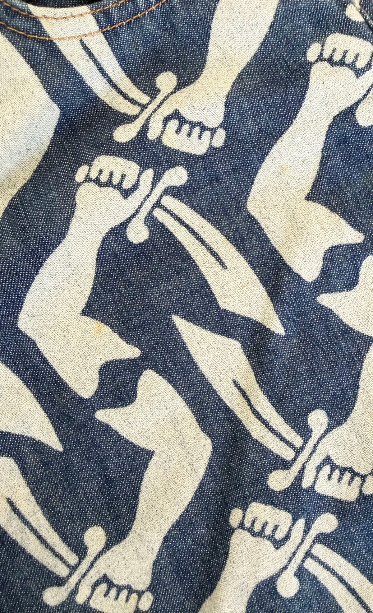 Vintage Vivienne Westwood Anglomania F/W 1998 Hammer Print Jeans