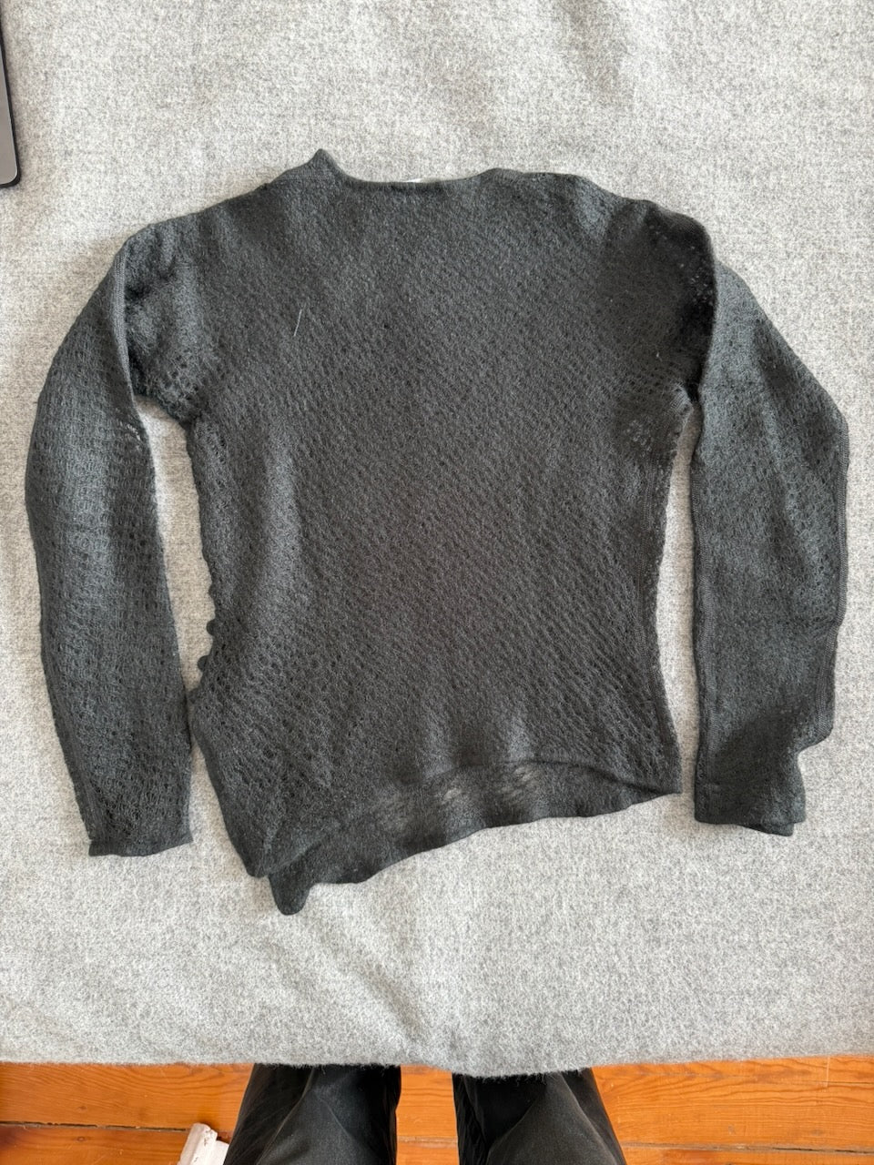 Vintage Giorgio Armani Black Knitted Jumper