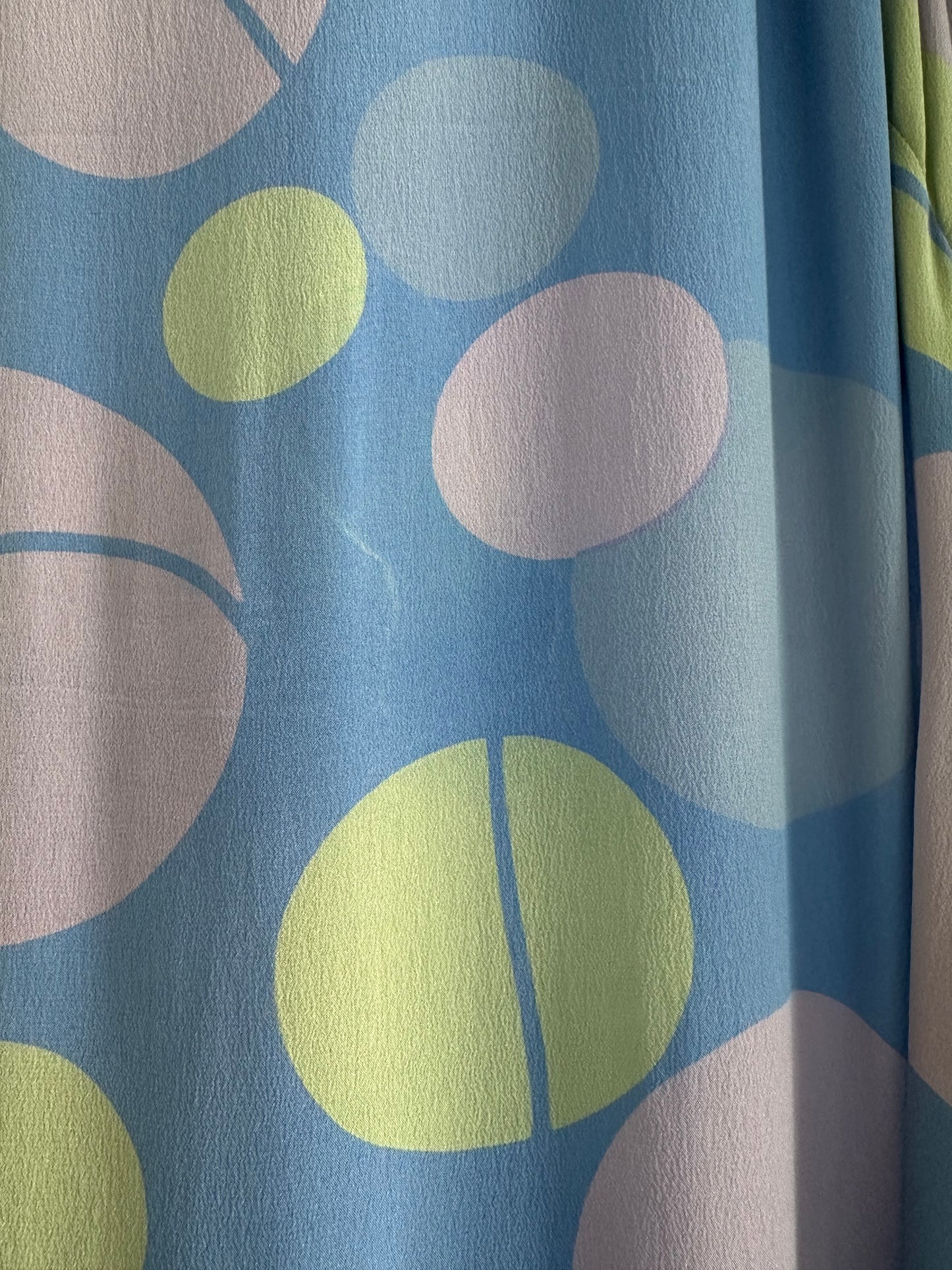 Vintage Chloé S/S 1980 Silk Printed Dress