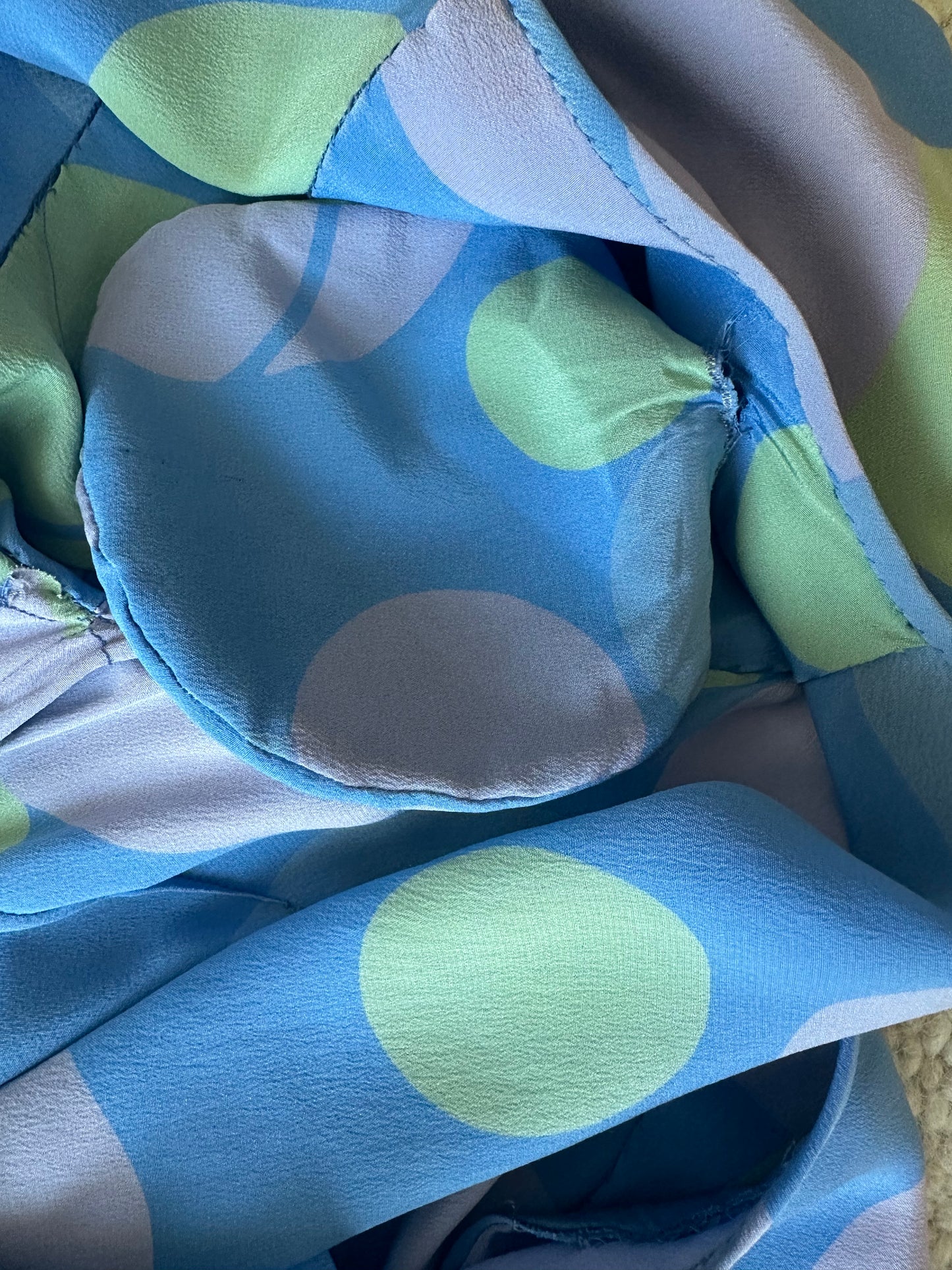 Vintage Chloé S/S 1980 Silk Printed Dress
