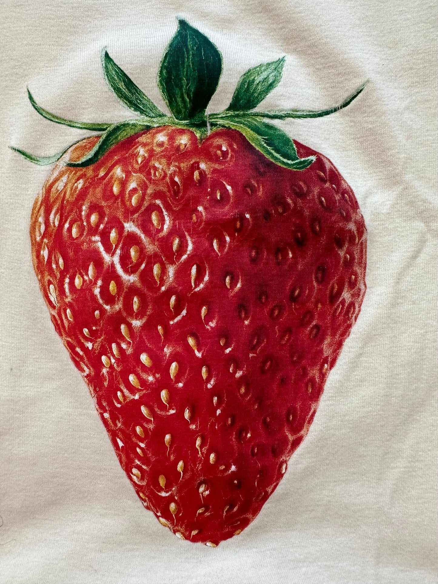 Vintage Chloé S/S 2001 Strawberry Top