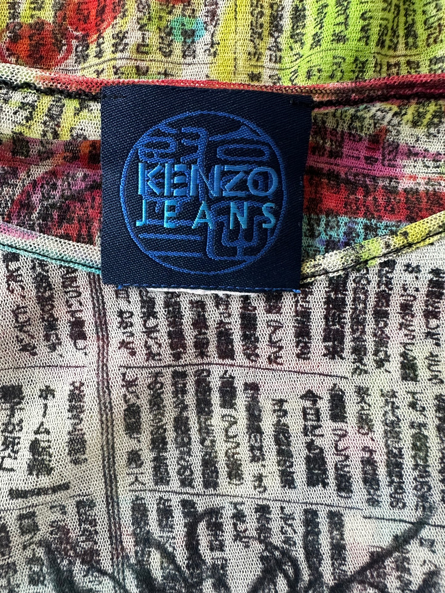 Vintage Kenzo Jeans Mesh T-shirt